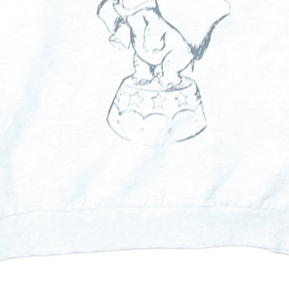Womens UK Size 10/12 Disney White Pullover Sweatshirt