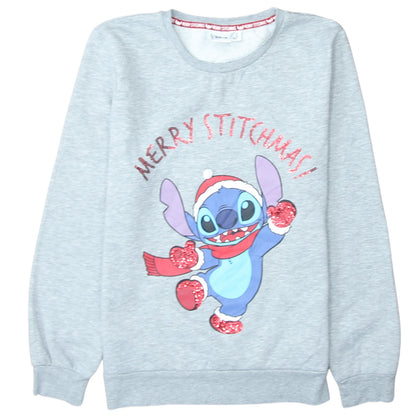 Womens UK Size XS Disney Grey Pullover Sweatshirt
