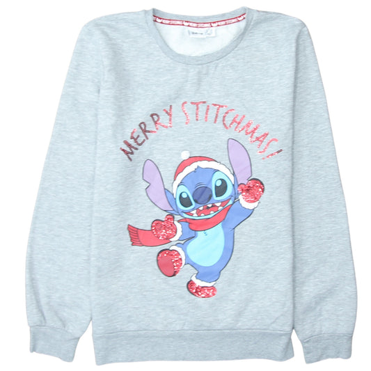 Womens UK Size XS Disney Grey Pullover Sweatshirt
