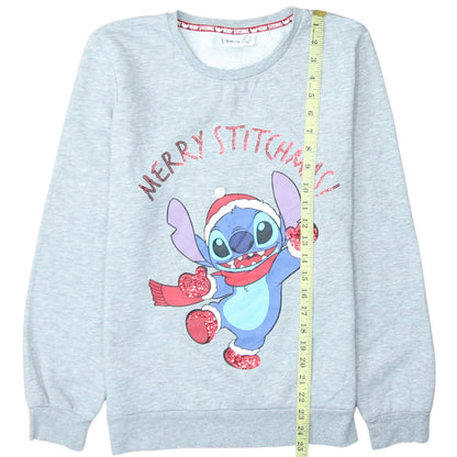 Womens UK Size XS Disney Grey Pullover Sweatshirt