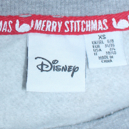 Womens UK Size XS Disney Grey Pullover Sweatshirt