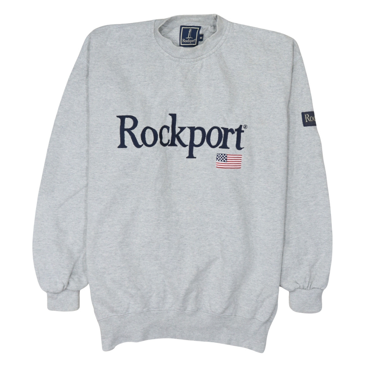 Mens UK Size M Rockport Grey Pullover Sweatshirt