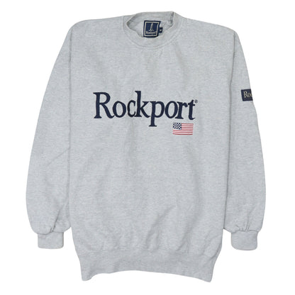 Mens UK Size M Rockport Grey Pullover Sweatshirt