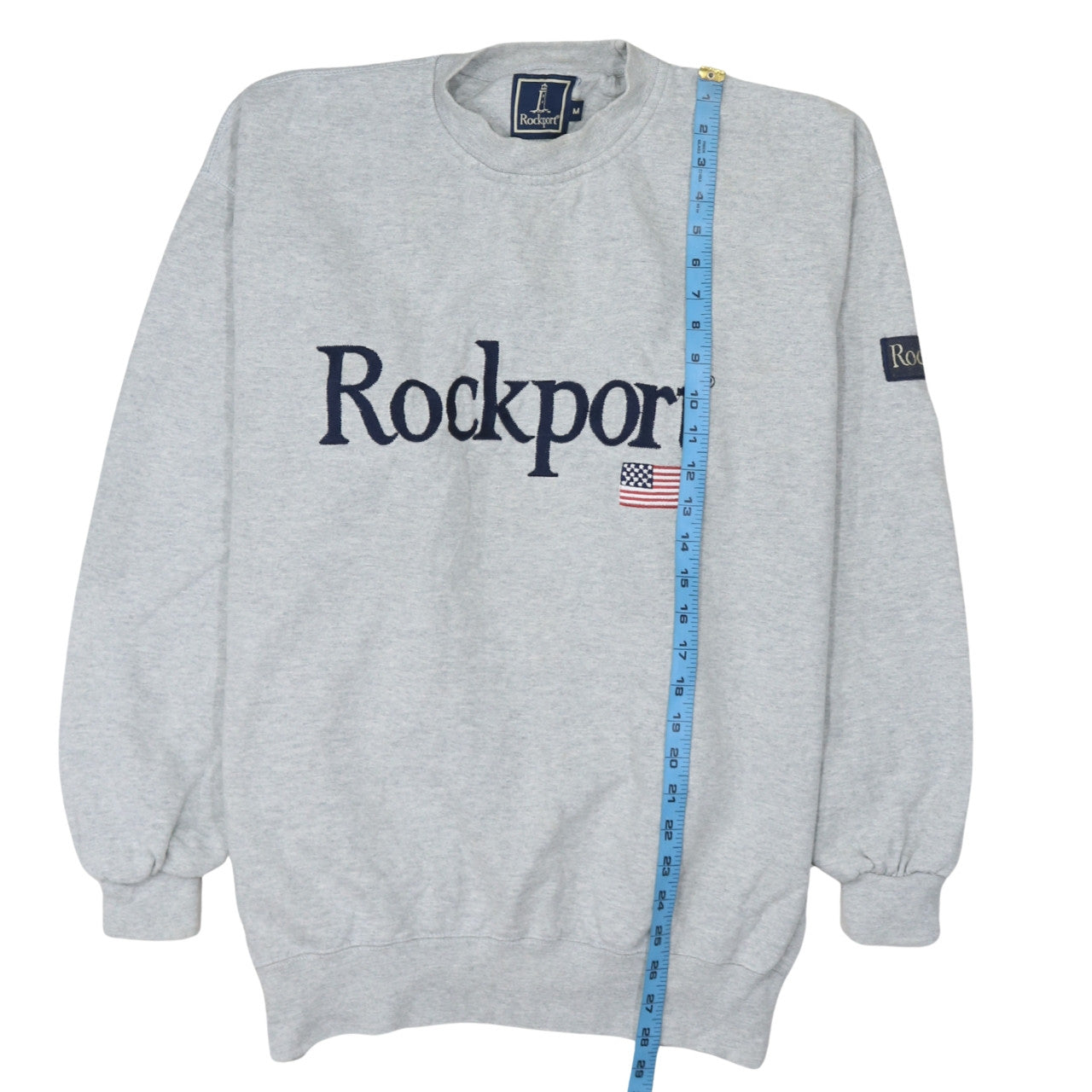 Mens UK Size M Rockport Grey Pullover Sweatshirt