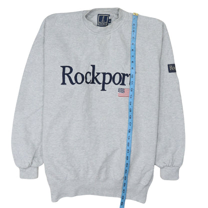 Mens UK Size M Rockport Grey Pullover Sweatshirt