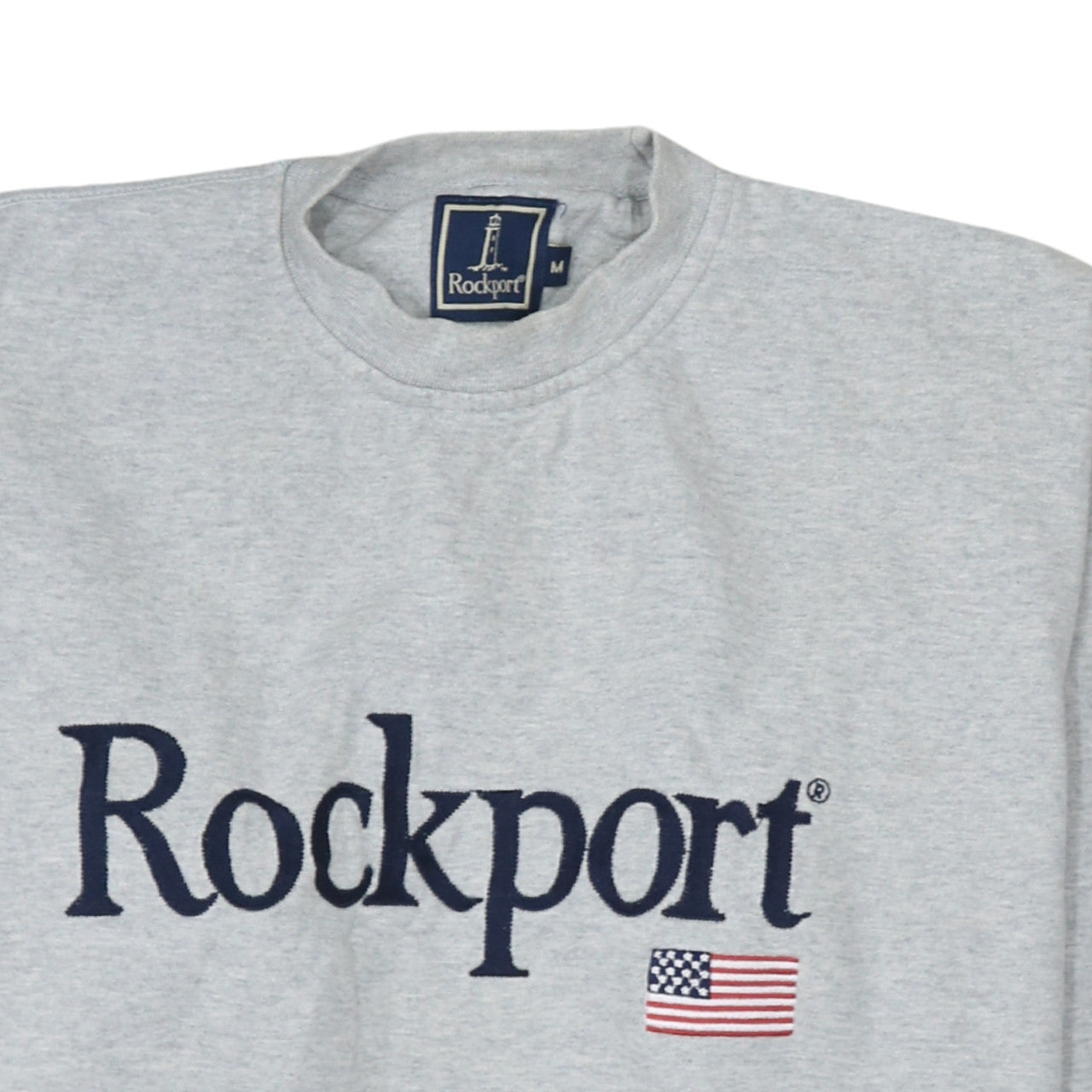 Mens UK Size M Rockport Grey Pullover Sweatshirt