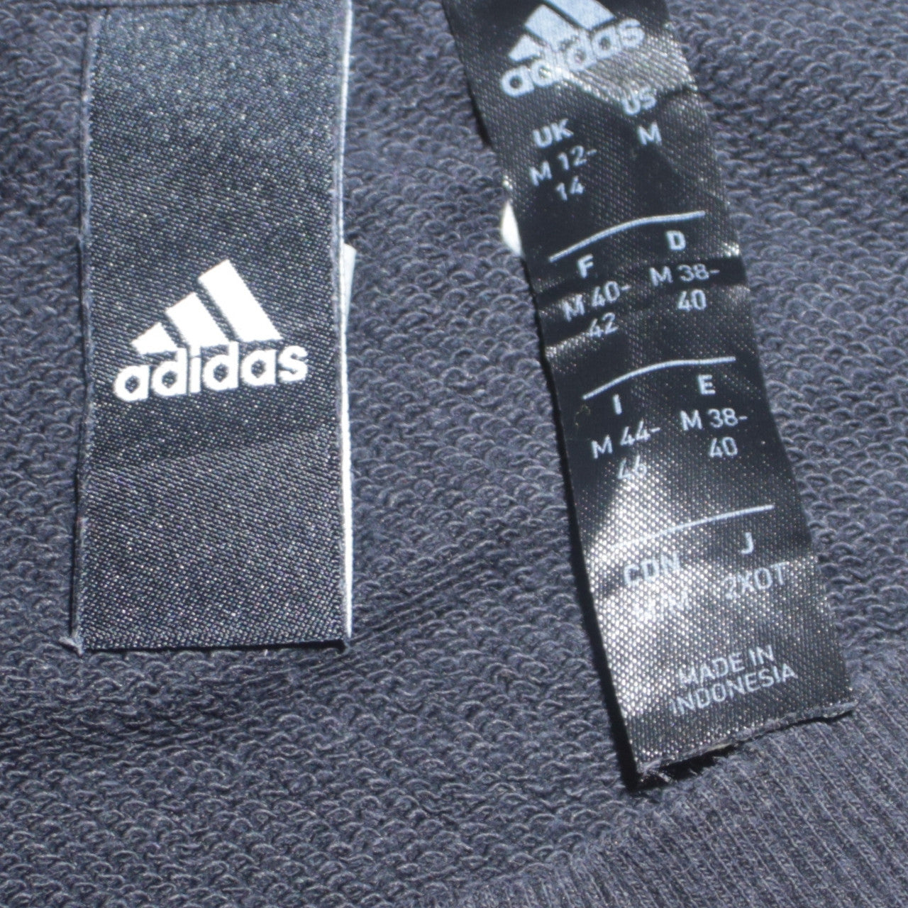 Womens UK Size M adidas Black Pullover Sweatshirt