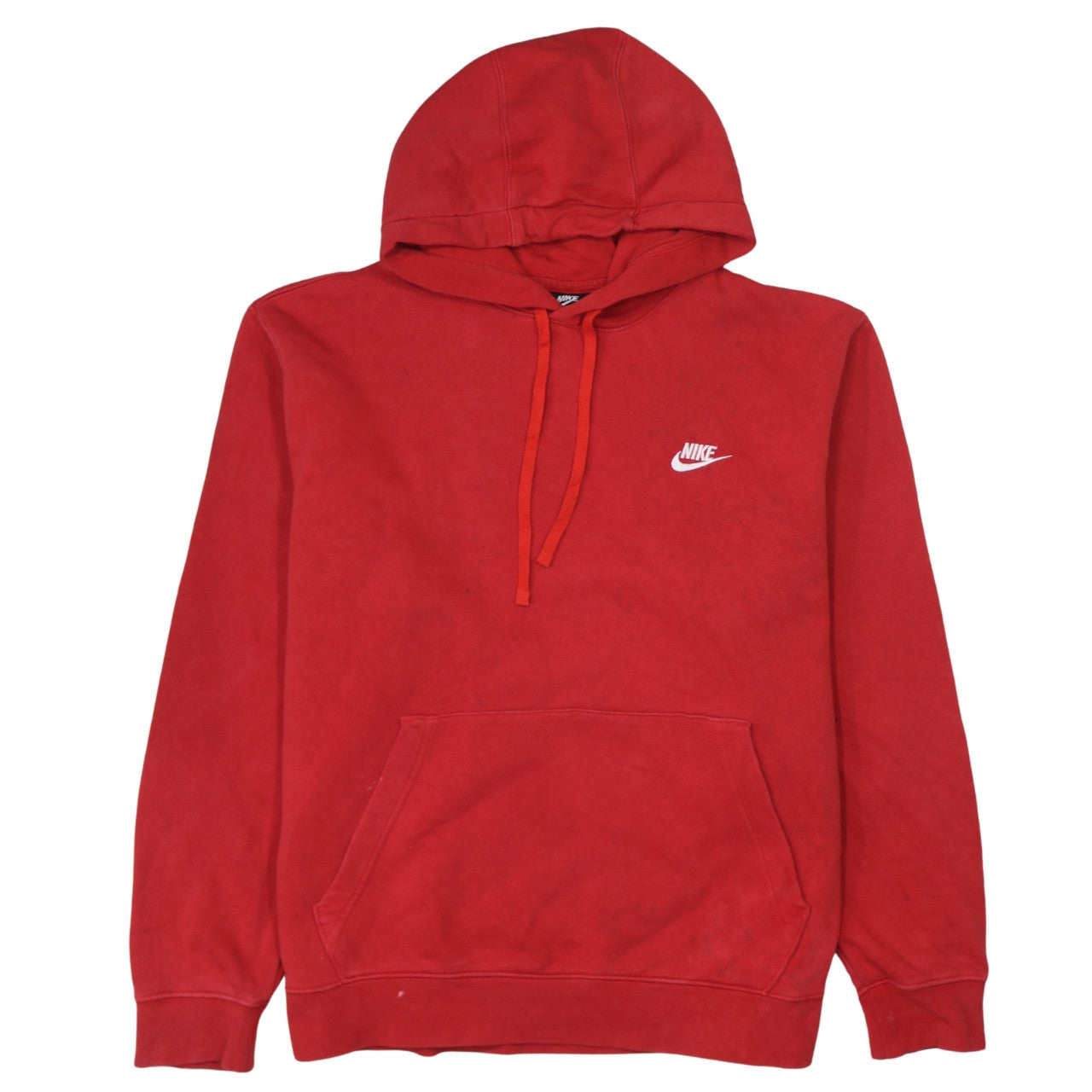 Mens UK Size XL Nike Red Pullover Hoodie