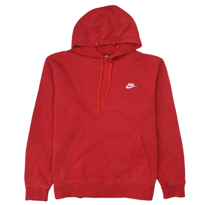 Mens UK Size XL Nike Red Pullover Hoodie