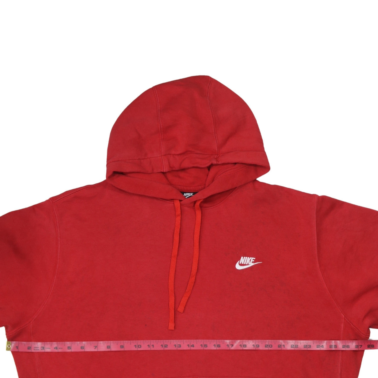 Mens UK Size XL Nike Red Pullover Hoodie