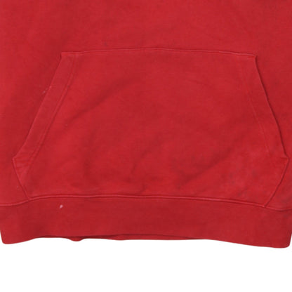 Mens UK Size XL Nike Red Pullover Hoodie