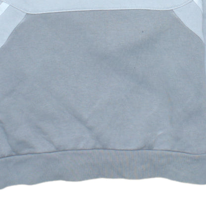 Adidas Boys Grey Colourblock Crew Neck Sweatshirt Size 11-12 Years