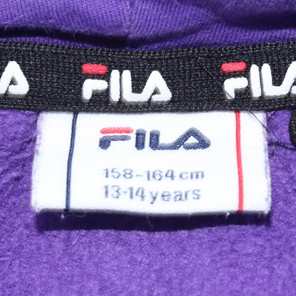 Boys UK Size 13-14 Years FILA Purple Pullover Hoodie