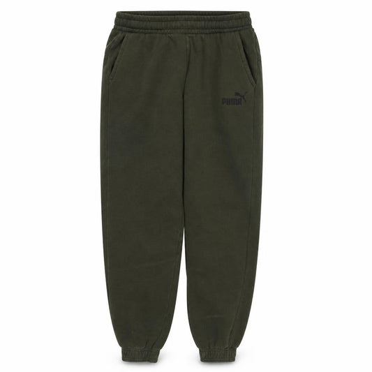 Puma Boys Green Jogger Sweatpants 15-16 Years Elastic Waist Pockets