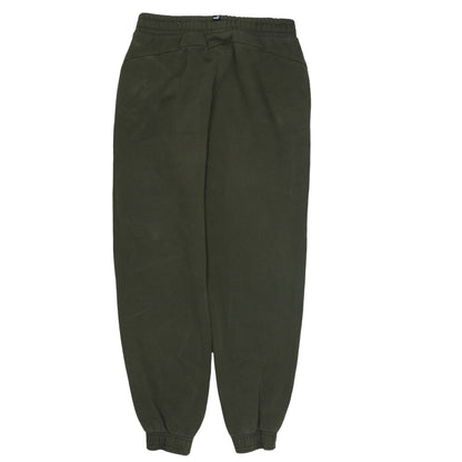 Puma Boys Green Jogger Sweatpants 15-16 Years Elastic Waist Pockets