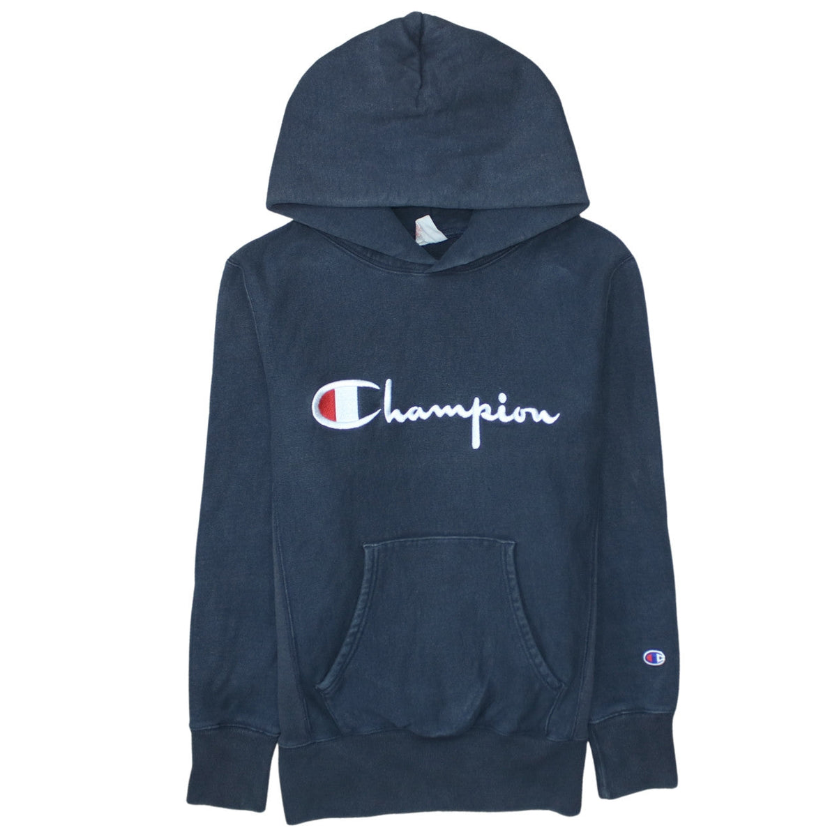 Mens UK Size M Champion Blue Pullover Hoodie