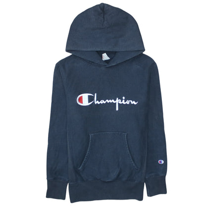 Mens UK Size M Champion Blue Pullover Hoodie