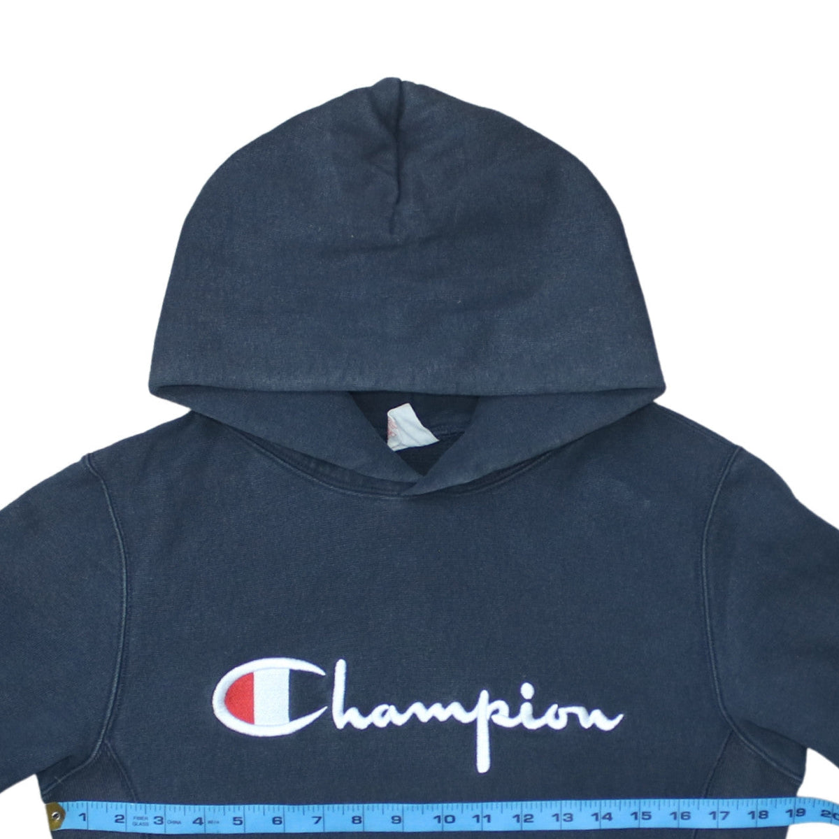 Mens UK Size M Champion Blue Pullover Hoodie