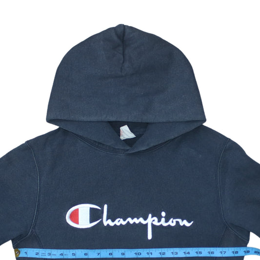 Mens UK Size M Champion Blue Pullover Hoodie