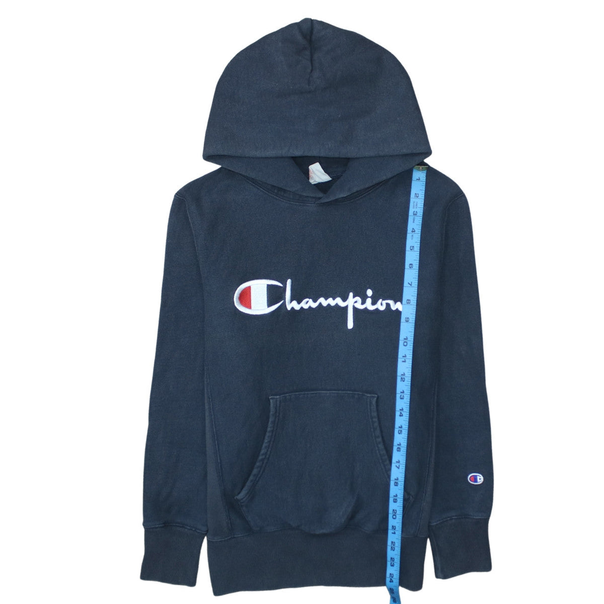 Mens UK Size M Champion Blue Pullover Hoodie