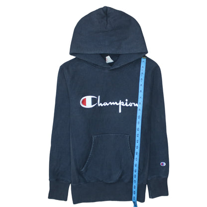 Mens UK Size M Champion Blue Pullover Hoodie