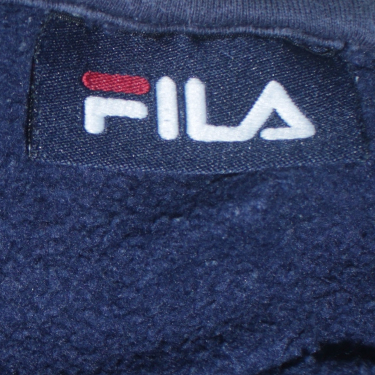 Mens UK Size L FILA Blue Full Zip Hoodie