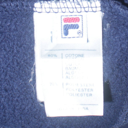 Mens UK Size L FILA Blue Full Zip Hoodie