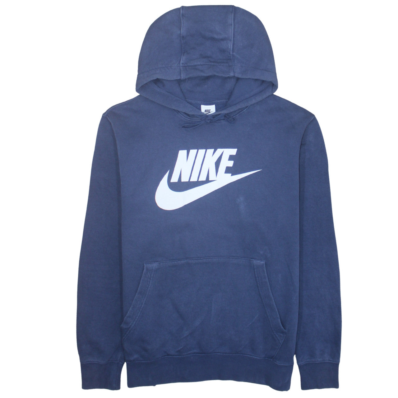 Mens UK Size L Nike Blue Pullover Hoodie