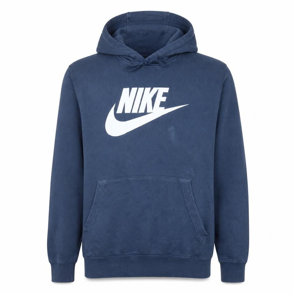Mens UK Size L Nike Blue Pullover Hoodie