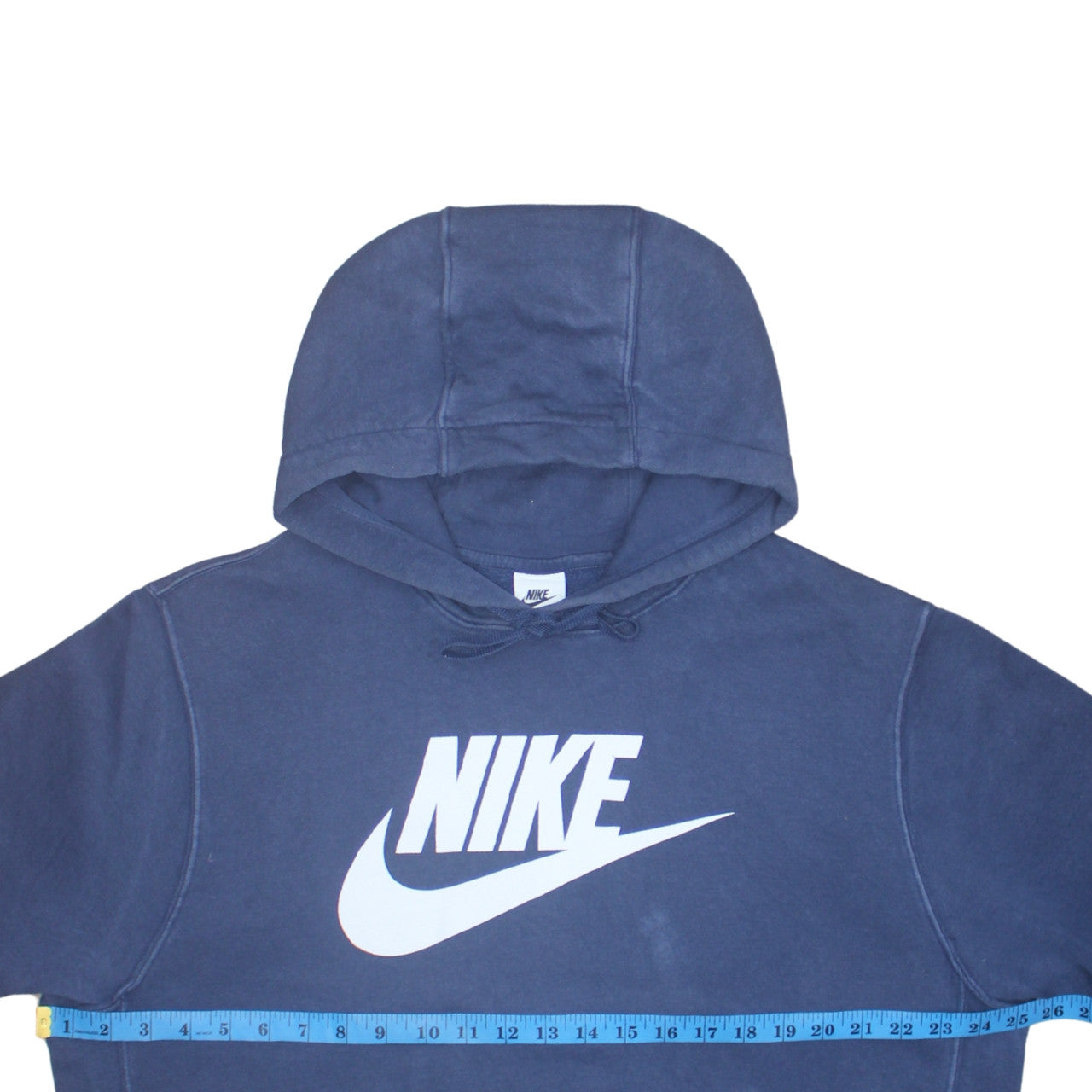 Mens UK Size L Nike Blue Pullover Hoodie