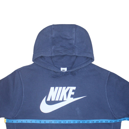Mens UK Size L Nike Blue Pullover Hoodie