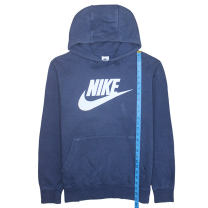 Mens UK Size L Nike Blue Pullover Hoodie