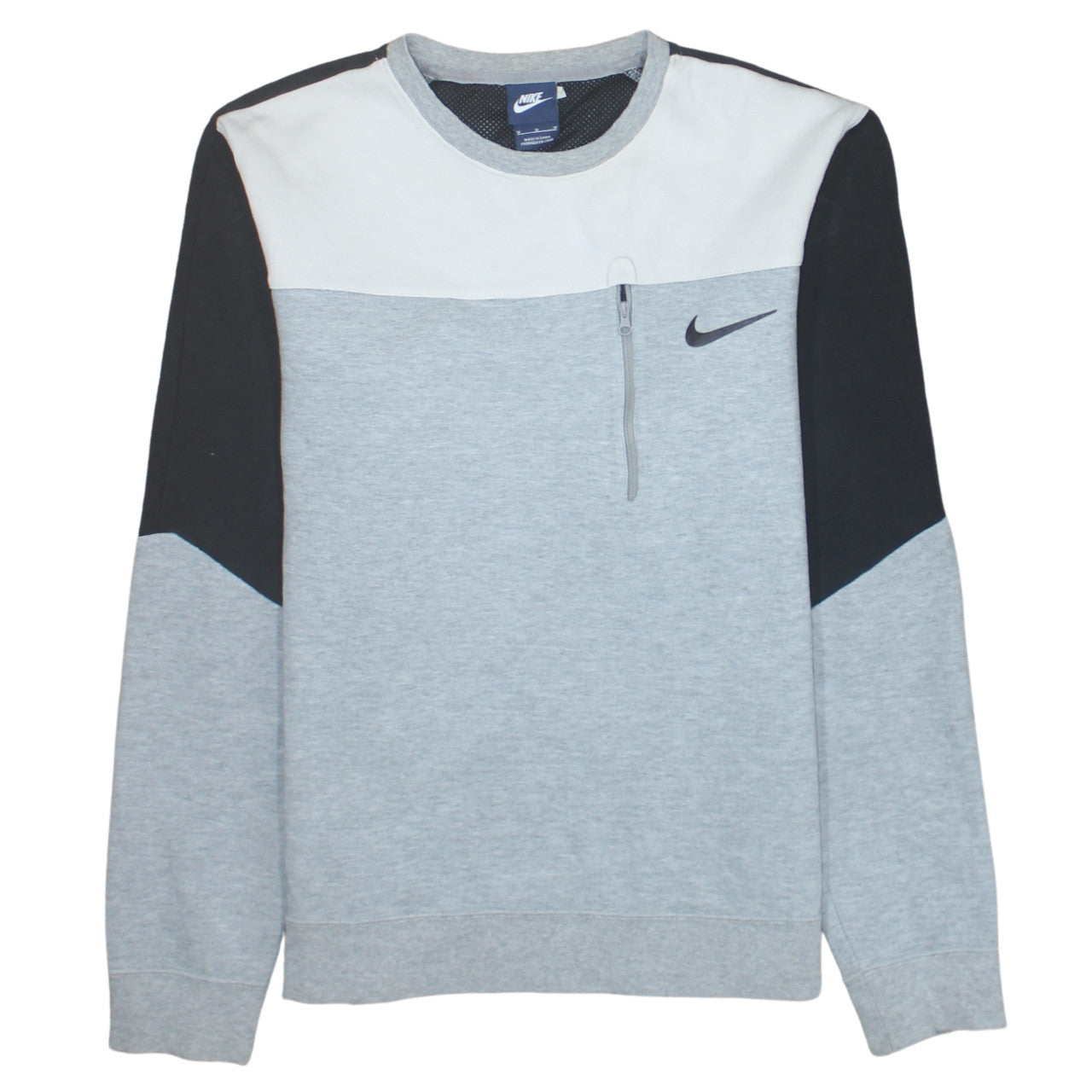 Mens UK Size M Nike Grey Pullover Sweatshirt