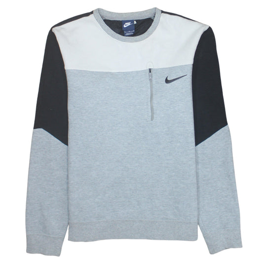 Mens UK Size M Nike Grey Pullover Sweatshirt
