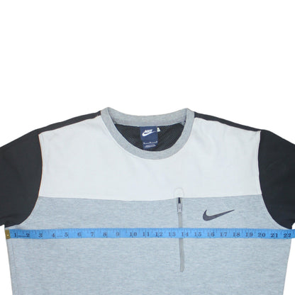 Mens UK Size M Nike Grey Pullover Sweatshirt