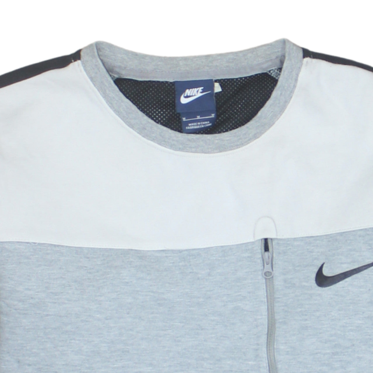 Mens UK Size M Nike Grey Pullover Sweatshirt