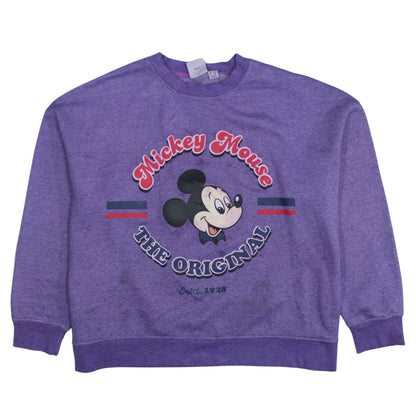 Womens UK Size XL Disney Purple Pullover Sweatshirt