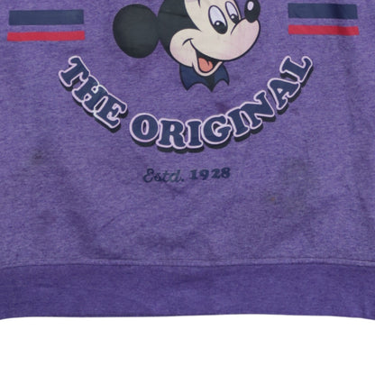 Womens UK Size XL Disney Purple Pullover Sweatshirt
