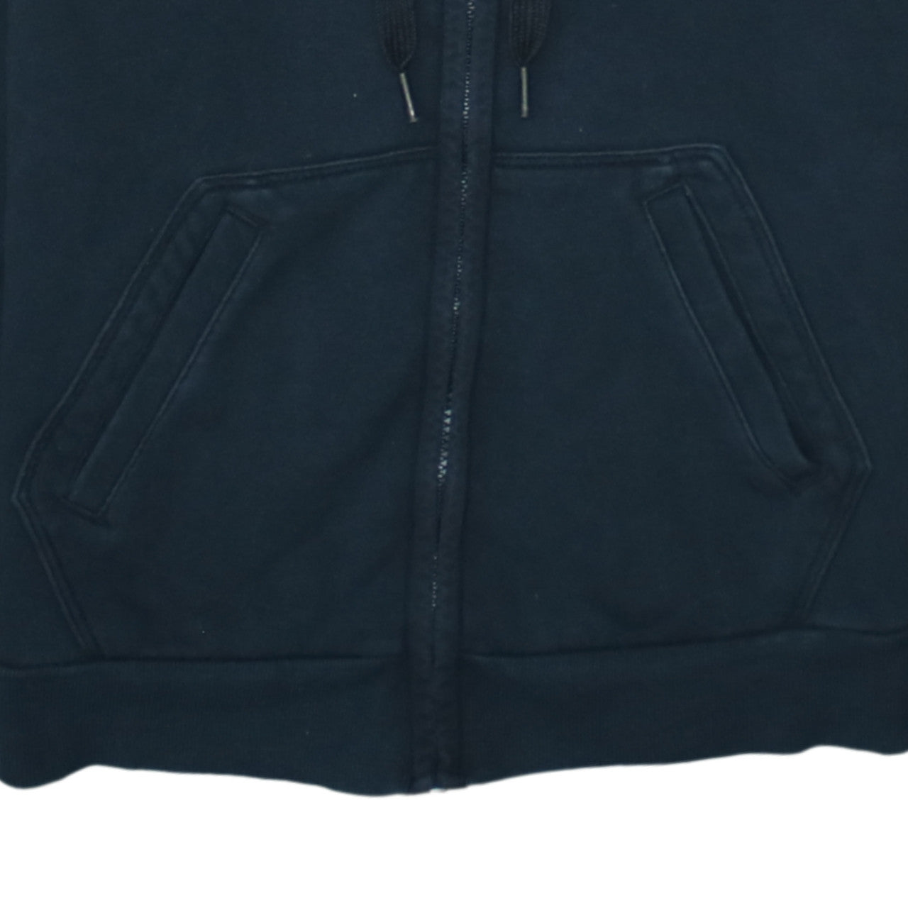 Womens UK Size 14 adidas Black Full Zip Hoodie