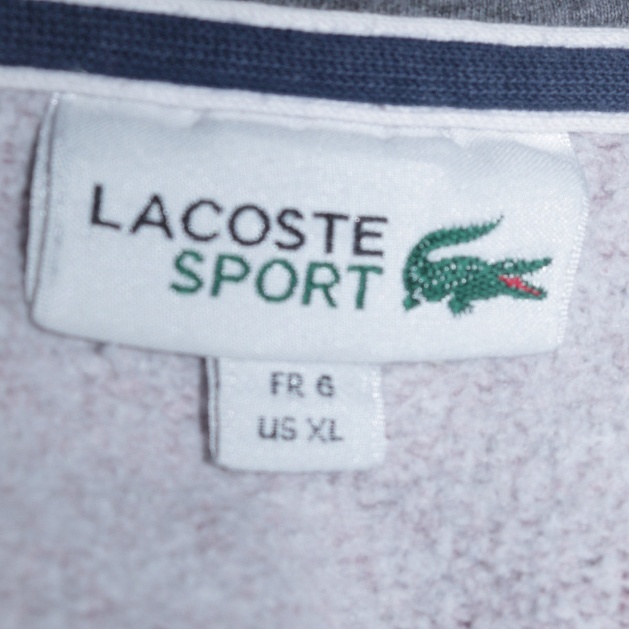 Mens UK Size XL Lacoste Brown Full Zip Hoodie