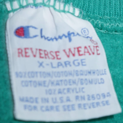 Mens UK Size XL Champion Green Pullover Sweatshirt