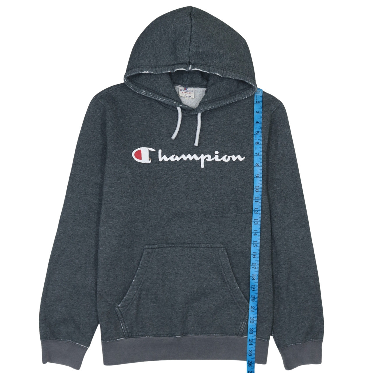 Mens UK Size M Champion Grey Pullover Hoodie