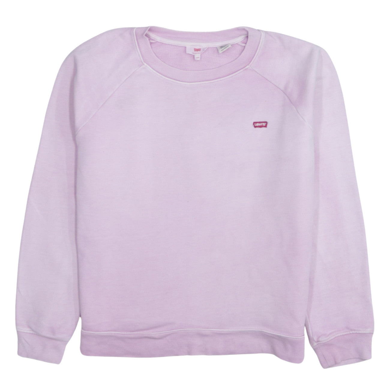 Womens UK Size 2XS Levi's Pink Pullover Sweatshirt