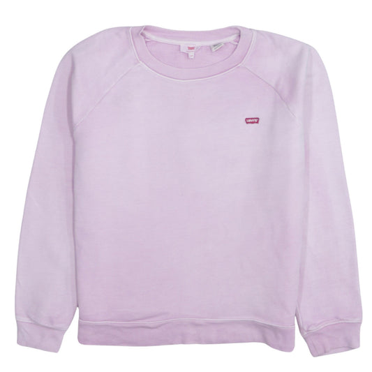 Womens UK Size 2XS Levi's Pink Pullover Sweatshirt