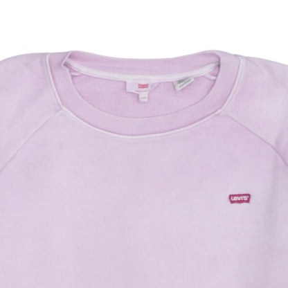 Womens UK Size 2XS Levi's Pink Pullover Sweatshirt