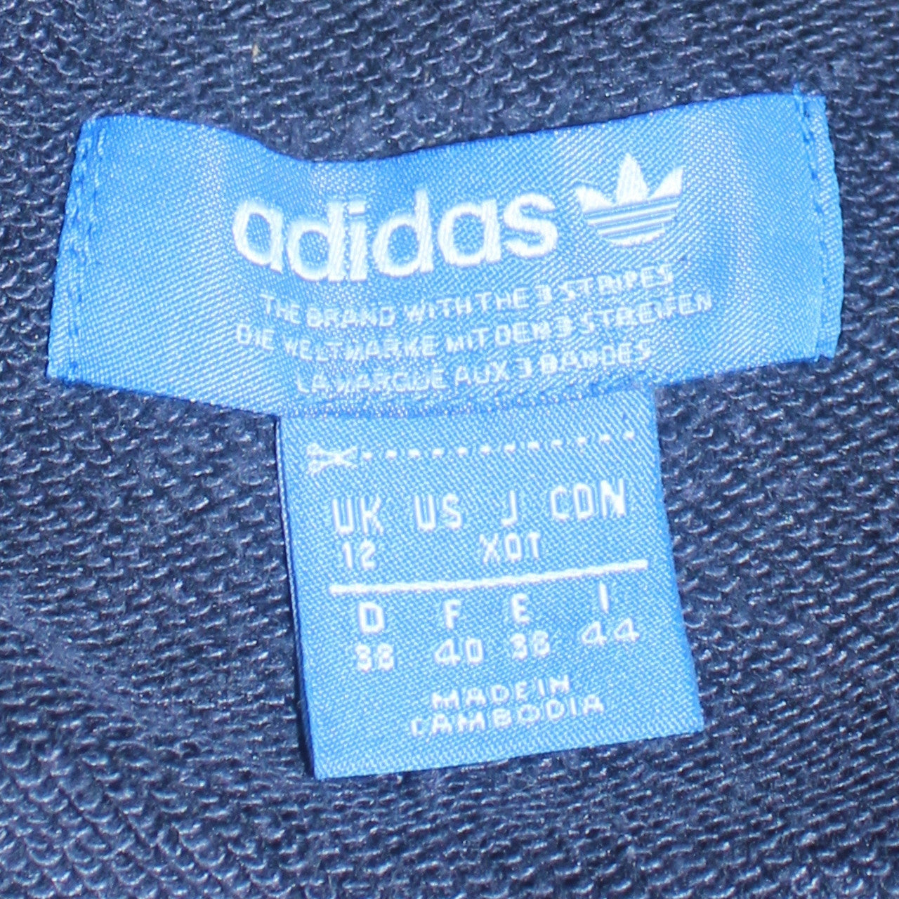 Womens UK Size 12 adidas Blue Pullover Hoodie