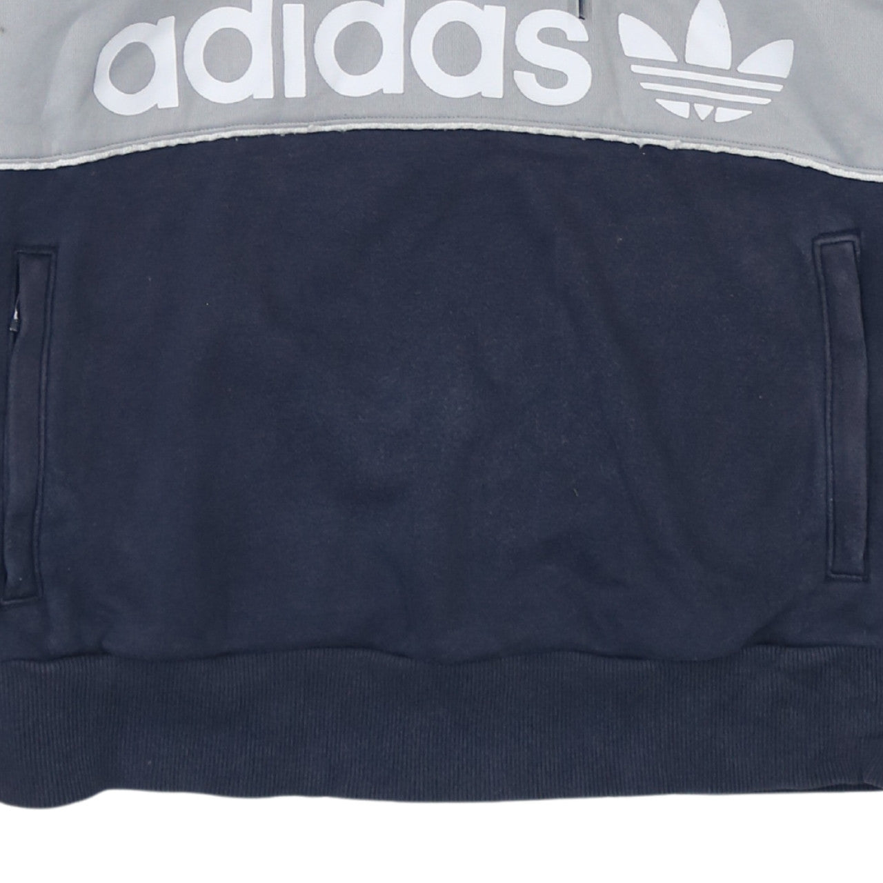 Womens UK Size 12 adidas Blue Pullover Hoodie