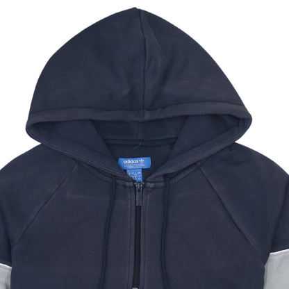 Womens UK Size 12 adidas Blue Pullover Hoodie