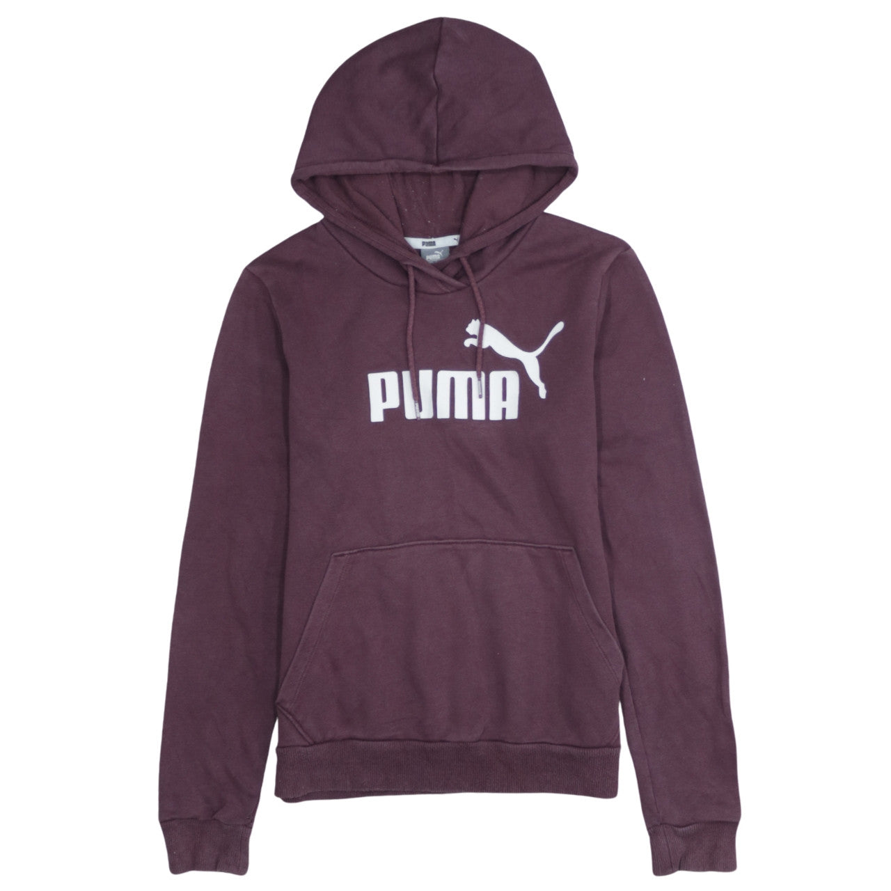 Womens UK Size 10 PUMA Red Pullover Hoodie