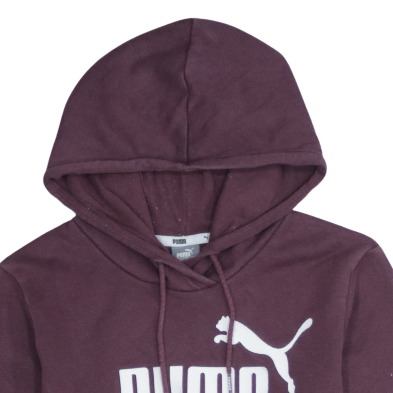 Womens UK Size 10 PUMA Red Pullover Hoodie